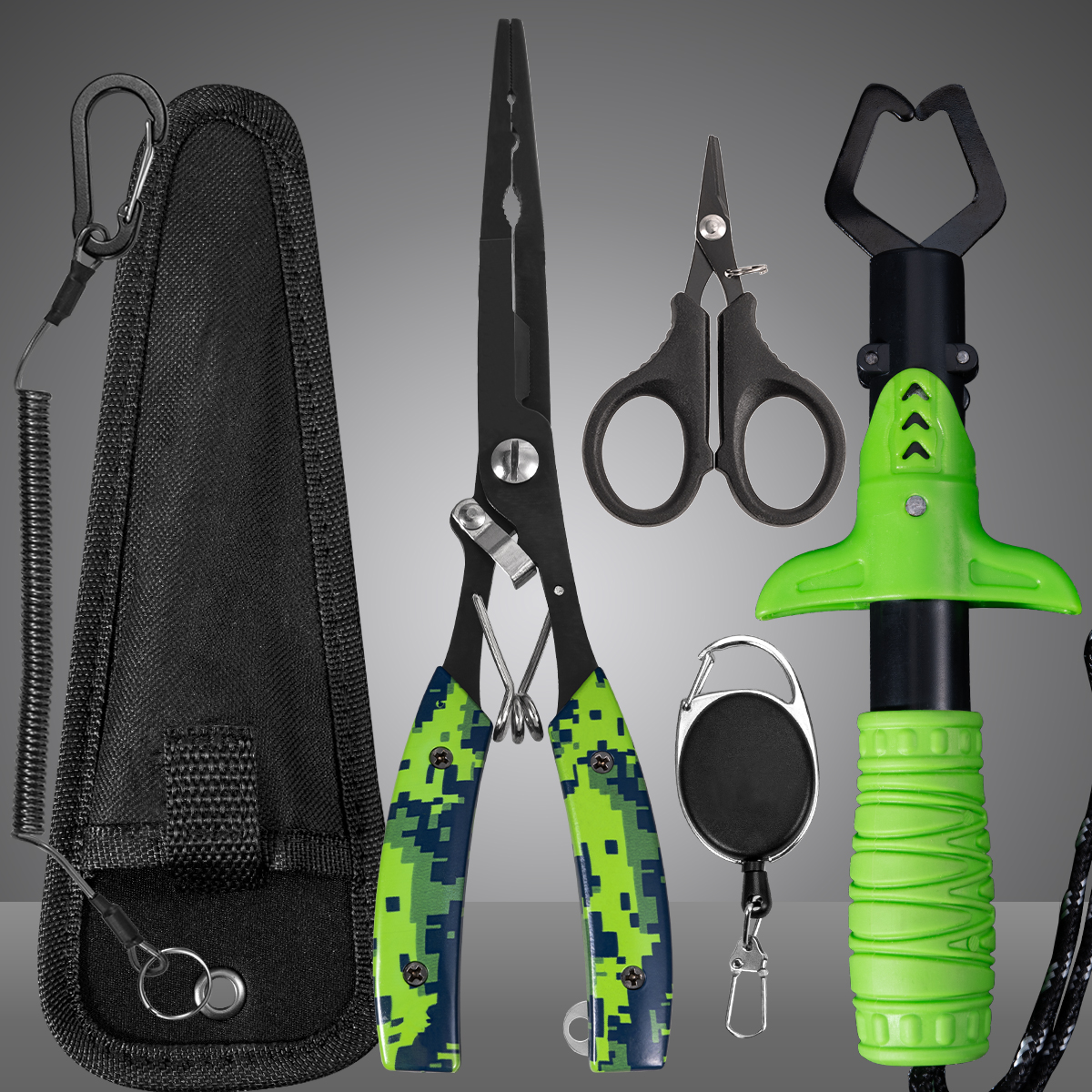 Fishing Hook Sharpener - Functional fishing pliers made of stainless