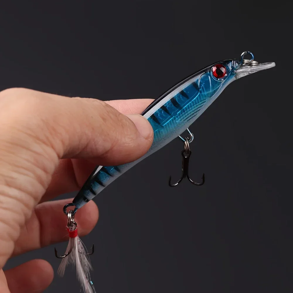 Laser 3D Eyes Bionic Minnow Fi - مراجعة Fishing Hook وسعره