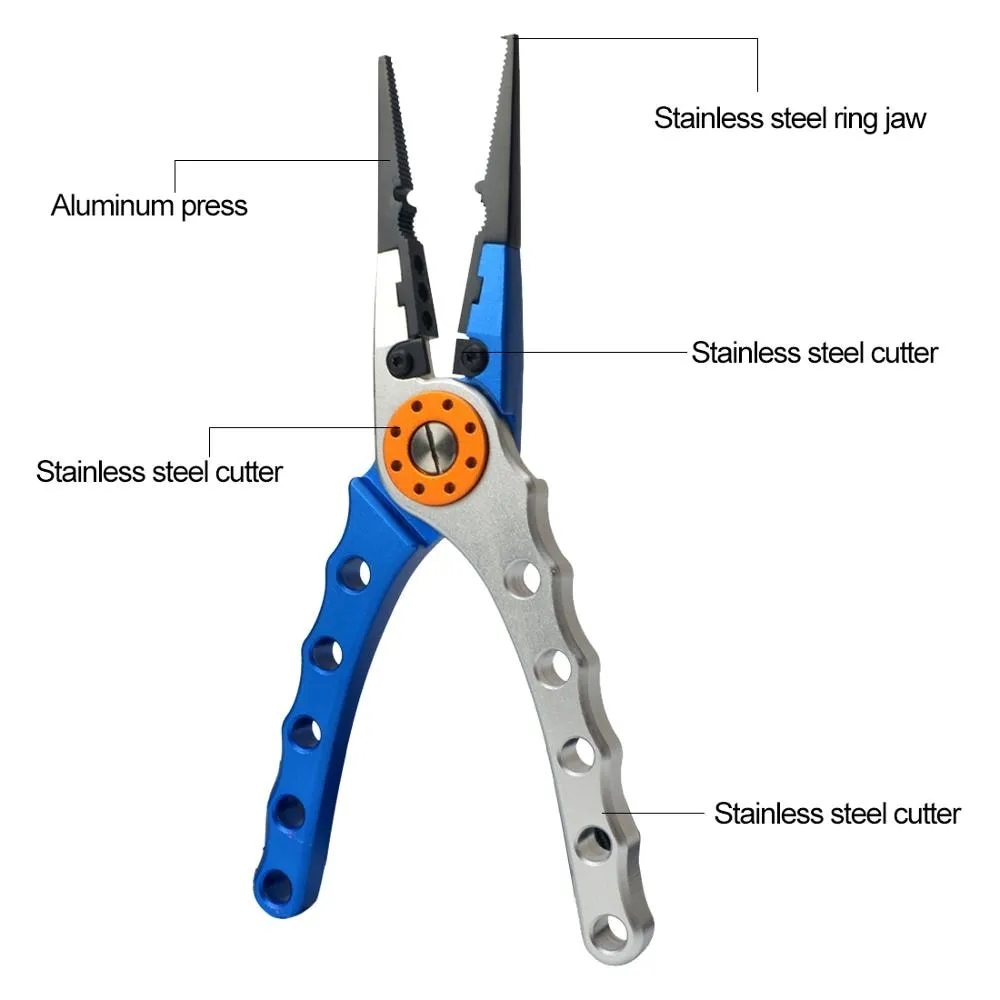 Fishing Pliers Line Cutter Mul - مراجعة Fishing Hook Remover وسعره