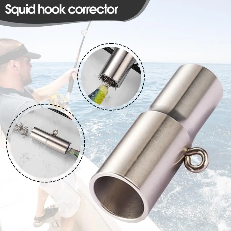BRAVMACK Squid Hook Corrector  - مراجعة Fishing Hook Stainless Steel وسعره