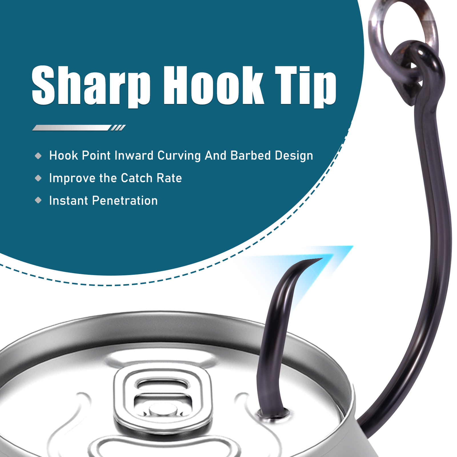 9KM Circle Hooks Fishing with  - مراجعة Fishing Hook Circle وسعره