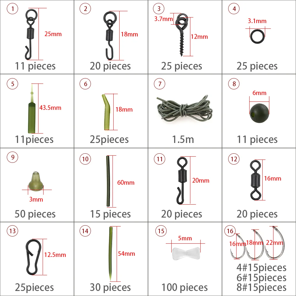 Carp Fishing Tackle Kit With B - مراجعة Fishing Hook Box وسعره