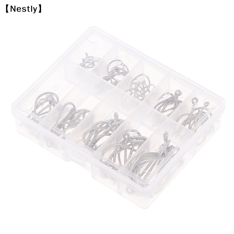 100pcs/box Fishing Hooks Carbo - مراجعة Fishing Hook Circle وسعره