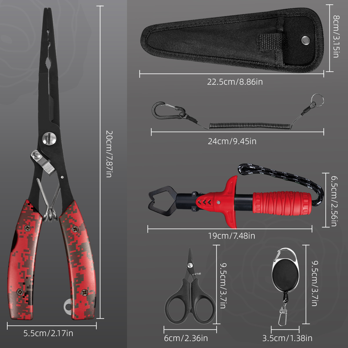 Functional fishing pliers made - مراجعة Fishing Hook Sharpener وسعره