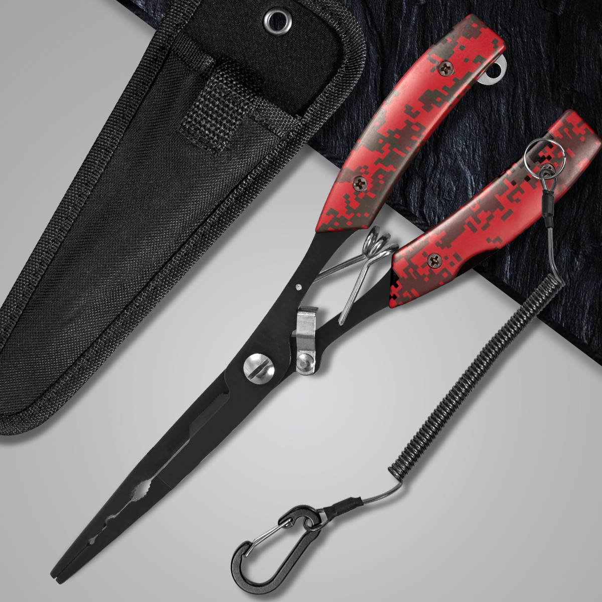 Functional fishing pliers made - مراجعة Fishing Hook Sharpener وسعره