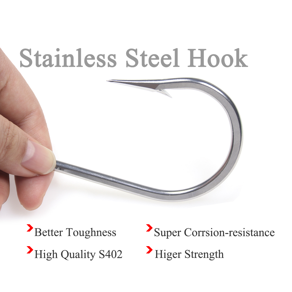 ICERIO Saltwater Anti Corrosio - مراجعة Fishing Hook Assortment وسعره