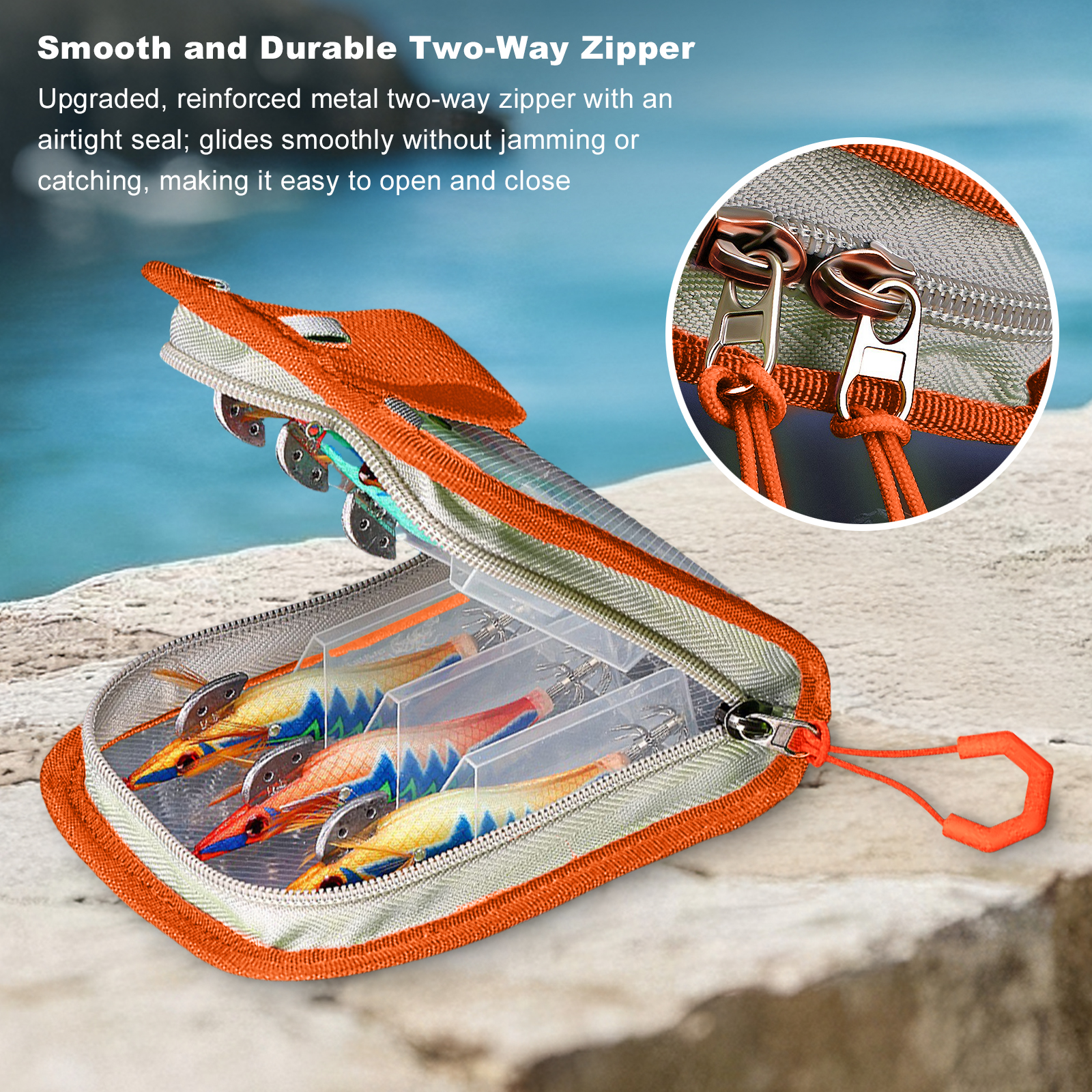 6 Grid Fishing Lure Storage Ba - مراجعة Fishing Hook Jig وسعره
