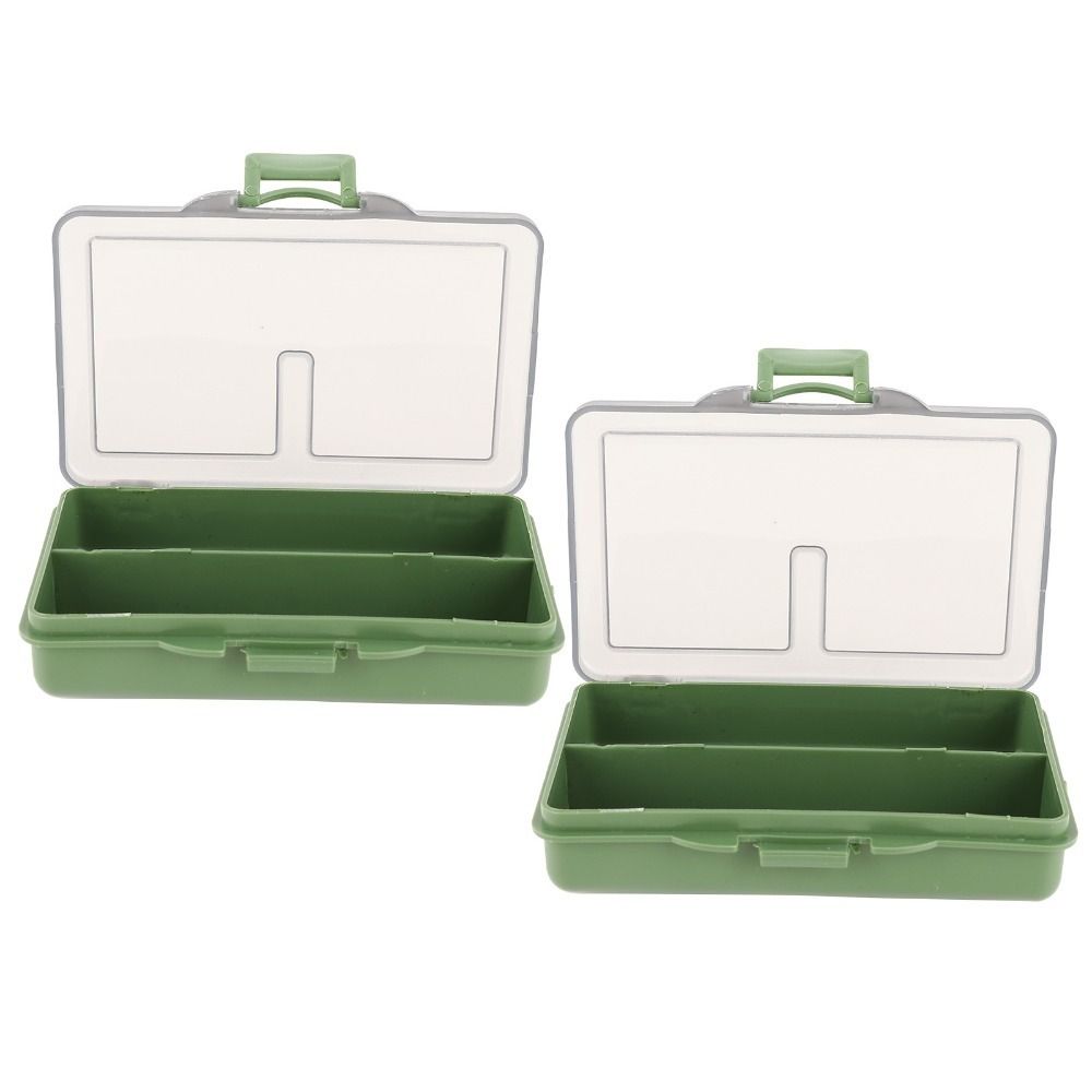 2PCS Multiple Grids Fishing Lu - مراجعة Fishing Hook Box وسعره