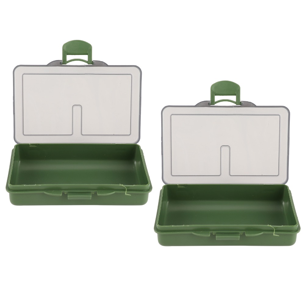 2PCS Multiple Grids Fishing Lu - مراجعة Fishing Hook Box وسعره