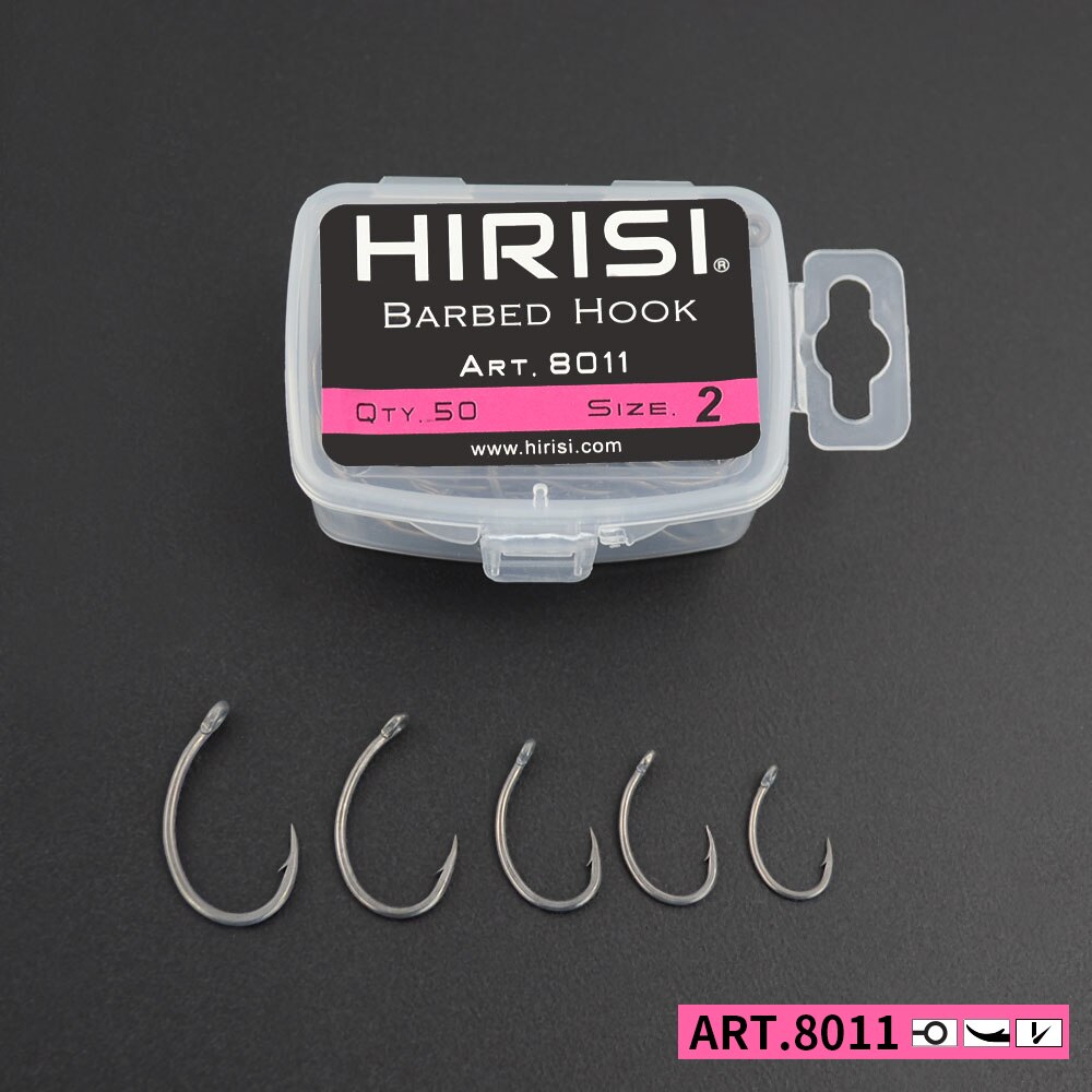 Hirisi Carp Fishing Hooks 50pc - مراجعة Fishing Hook Offset وسعره