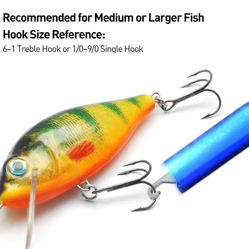 1pc Portable Aluminum T-Hook T - مراجعة Fishing Hook Sharpener وسعره