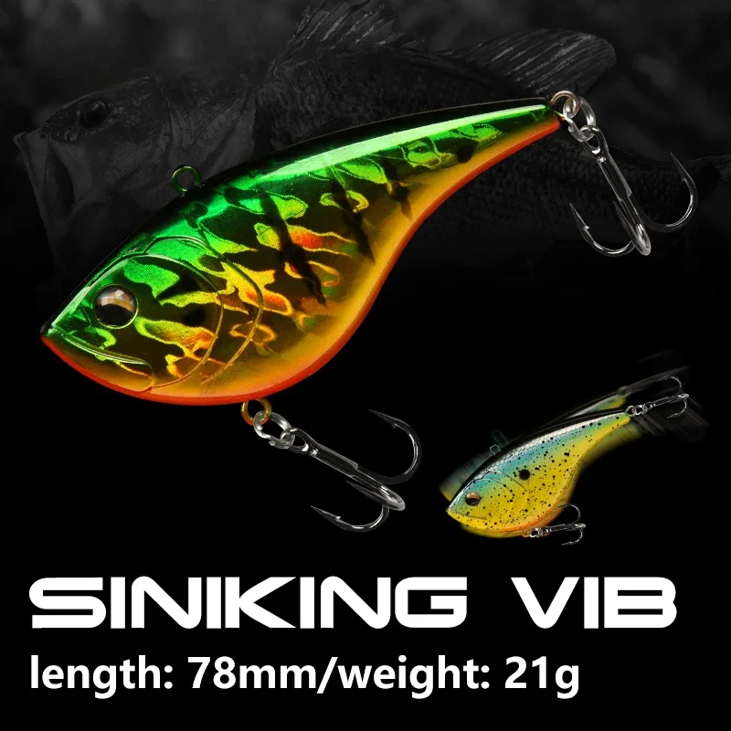 21g/78mm VIB Fishing Lure Arti - مراجعة Fishing Hook Treble وسعره