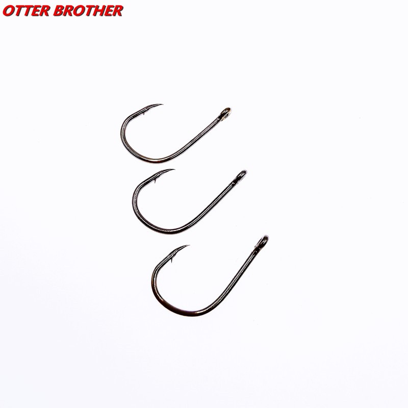 30pcs/lot 3-12#size Circle Eye - مراجعة Fishing Hook Circle وسعره
