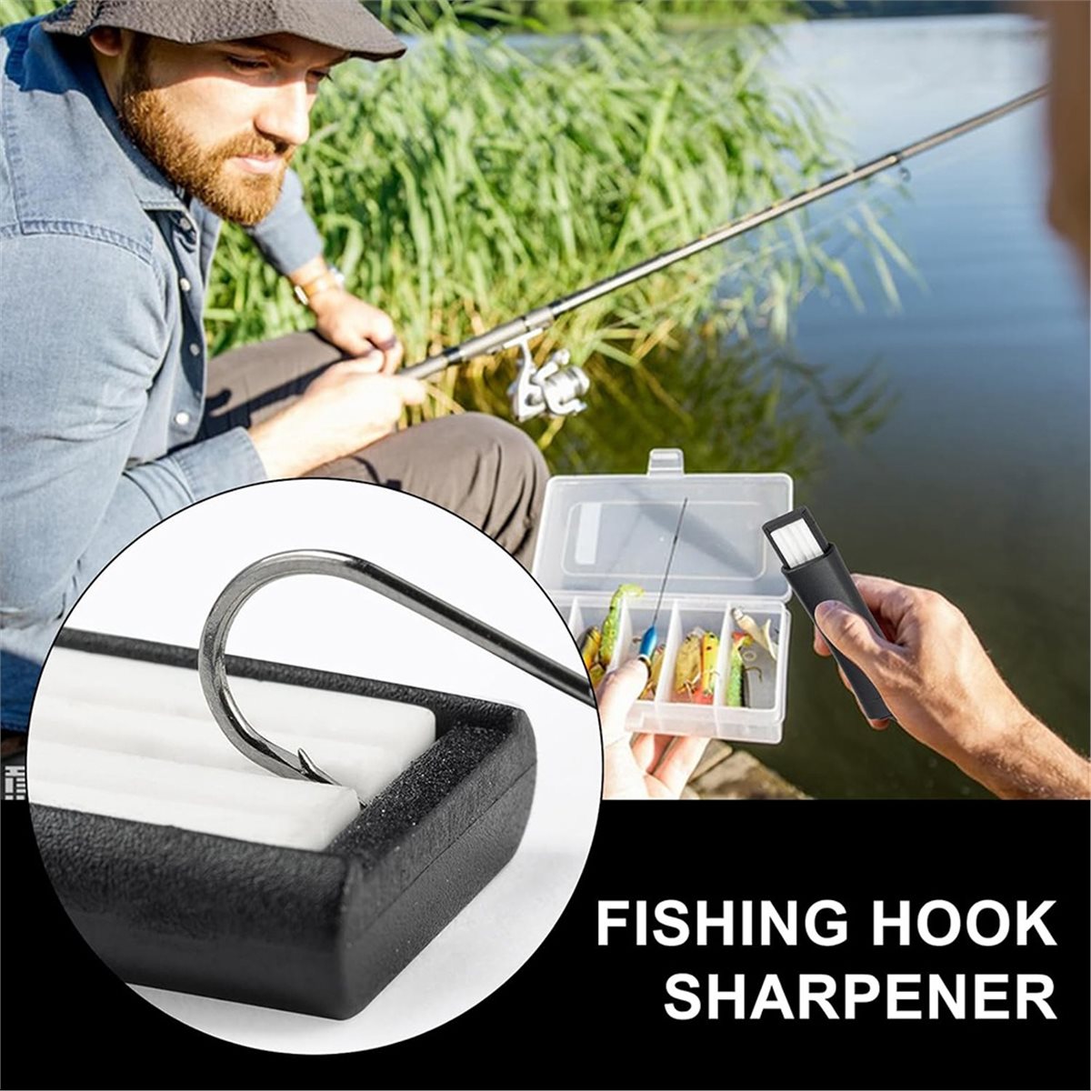 Fishing Hook Sharpener - Compa - مراجعة Fishing Hook وسعره
